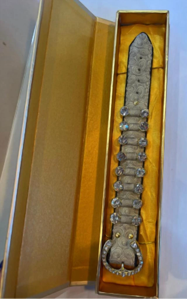 Sonya
s Sonya
S - Belted Rhinestone Adjustable Bracelet