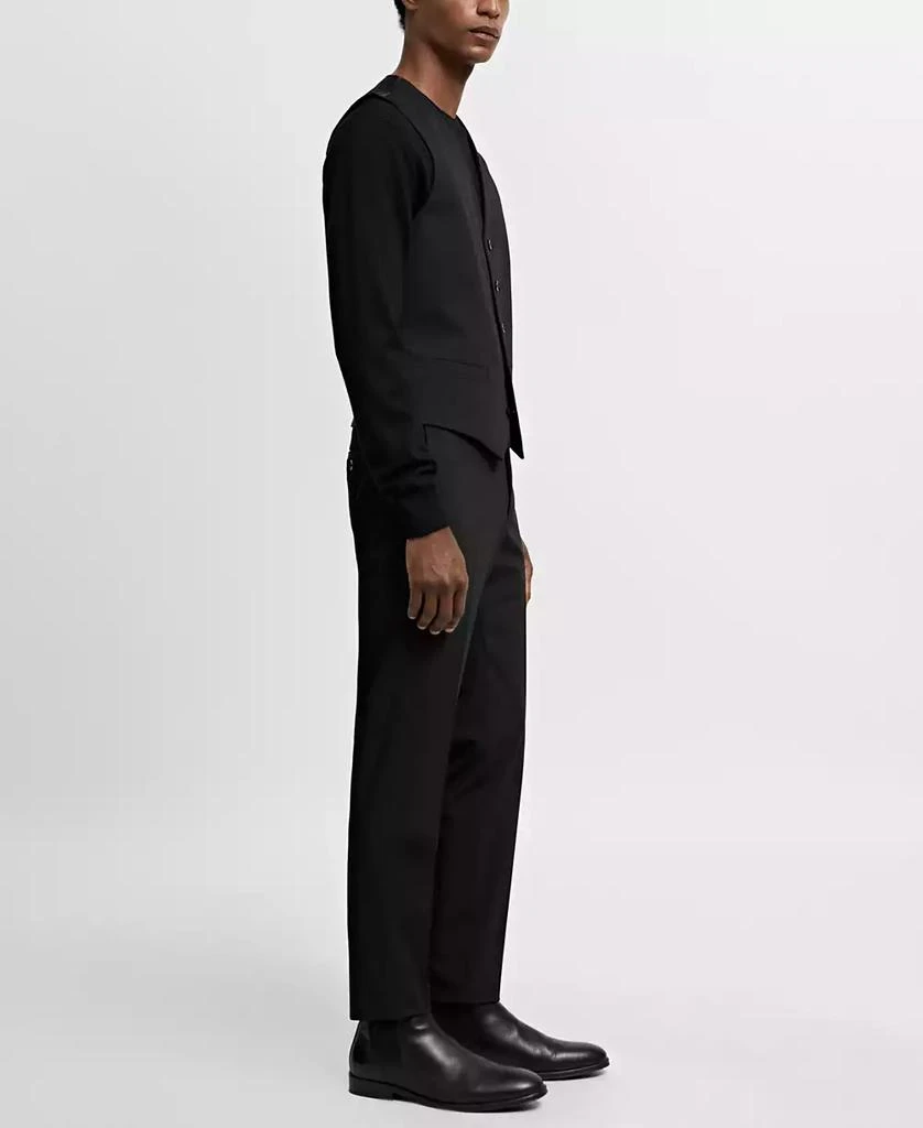 Mango Men's Super Slim-Fit Stretch Fabric Suit Vest 5