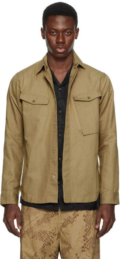 MAHARISHI Tan Miltype Custom Shirt 1