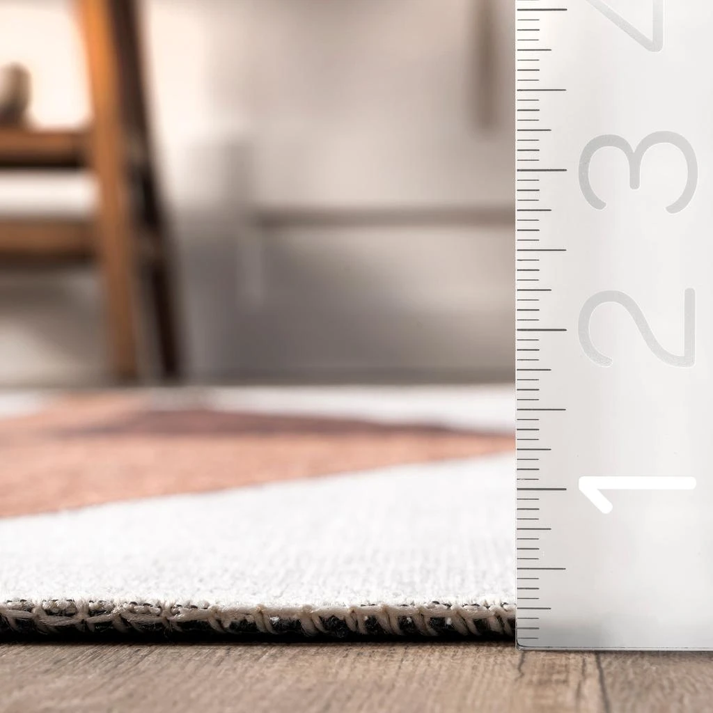 nuLOOM Isolde Diamond Machine Washable Area Rug 5