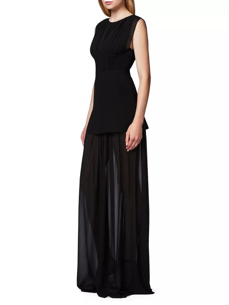 Herve Leger Mixed-Media Corset Gown 3