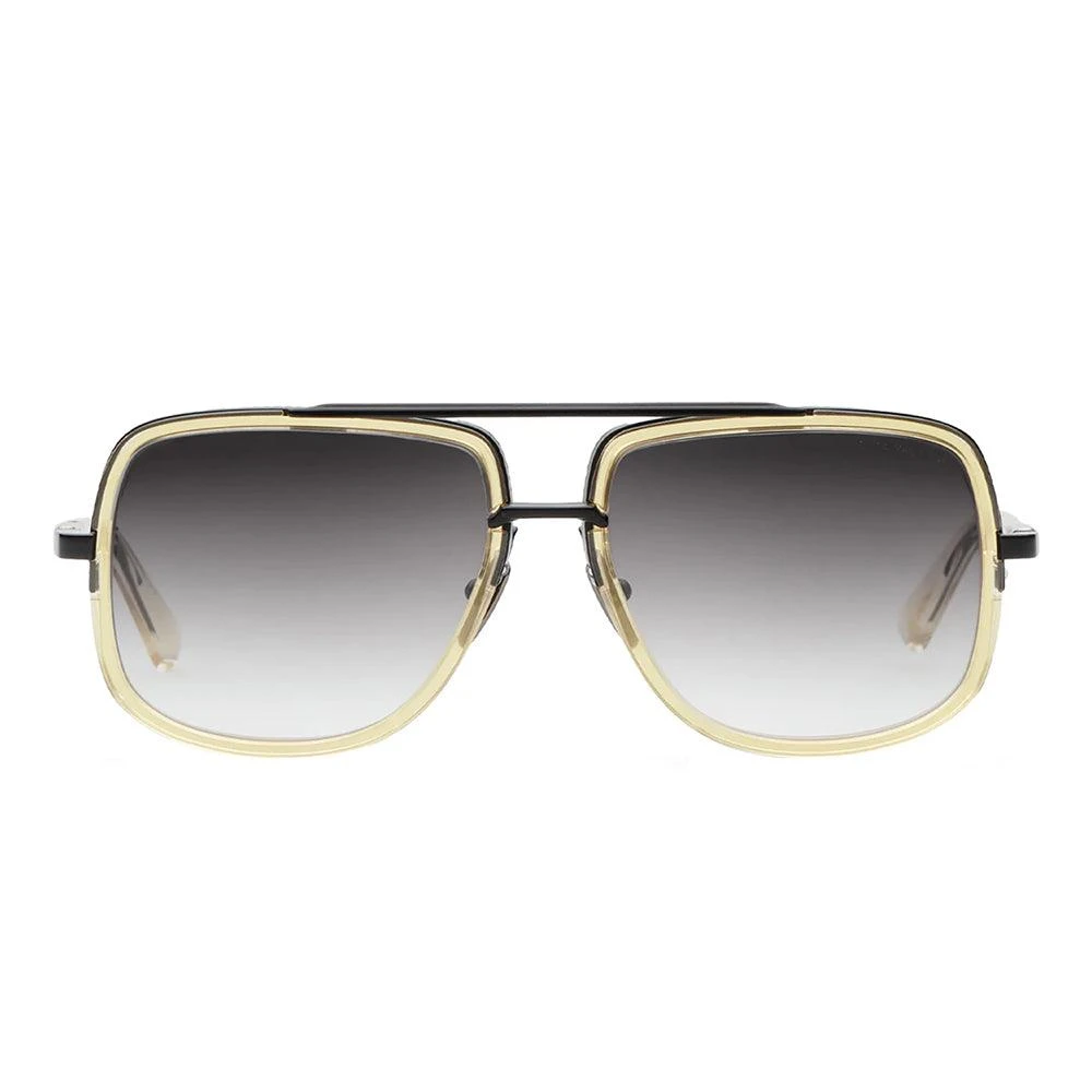 Dita MACH-ONE DT DRX-2030-W-CLR-BLK-59 Unisex Aviator Sunglasses 2