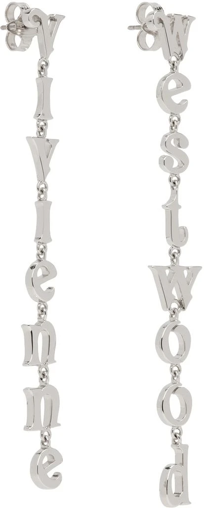 Vivienne Westwood Silver Raimunda Earrings 2
