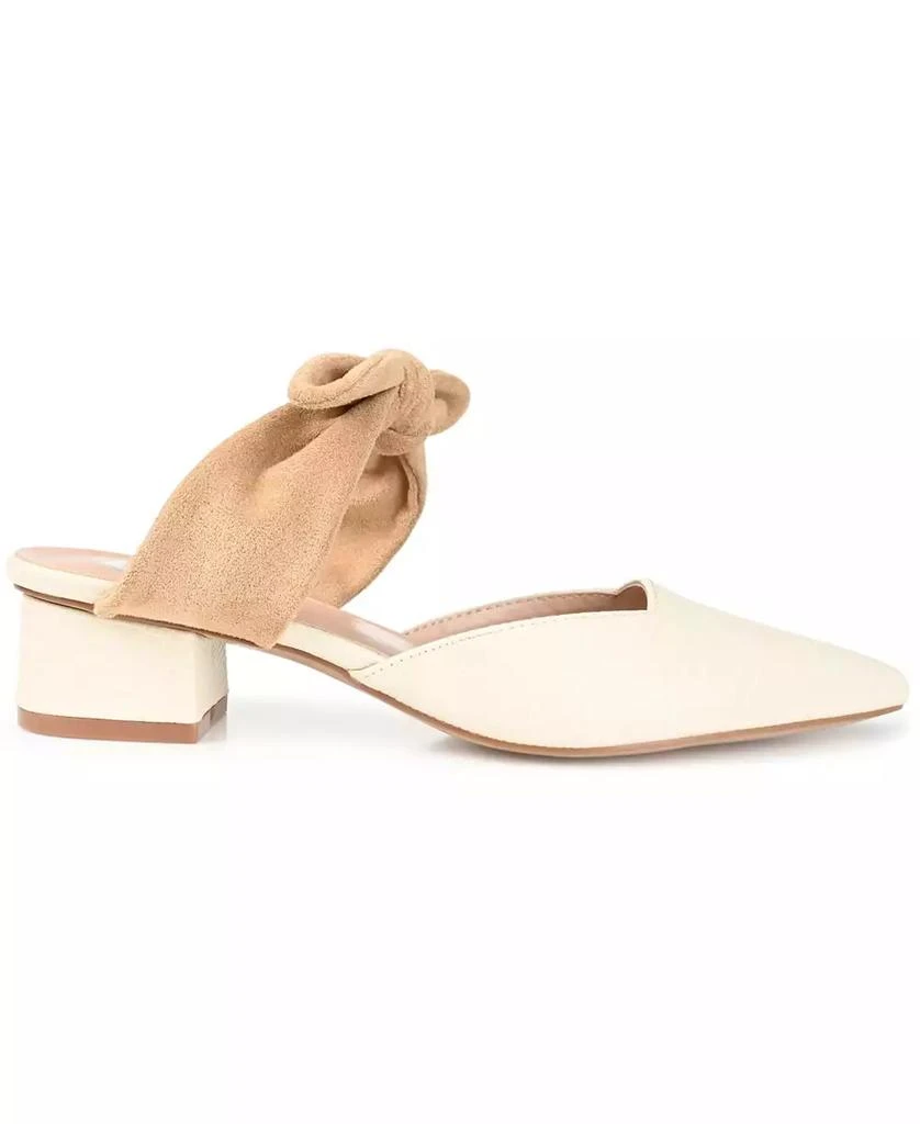 Journee Collection Women's Melora Bow Detail Slip On Mules 2