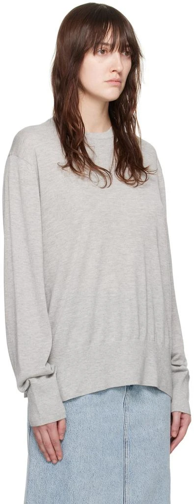 Totême Gray Crewneck Sweater 2