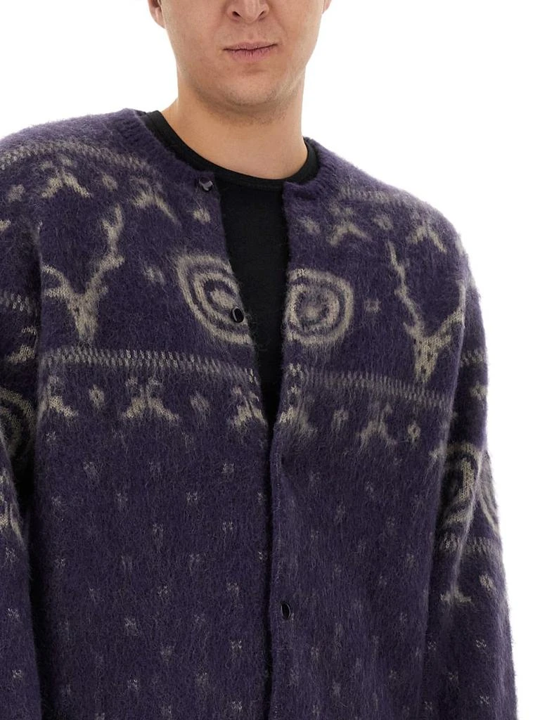 South2 West8 South2 West8 Mohair Blend Knit Cardigan 4
