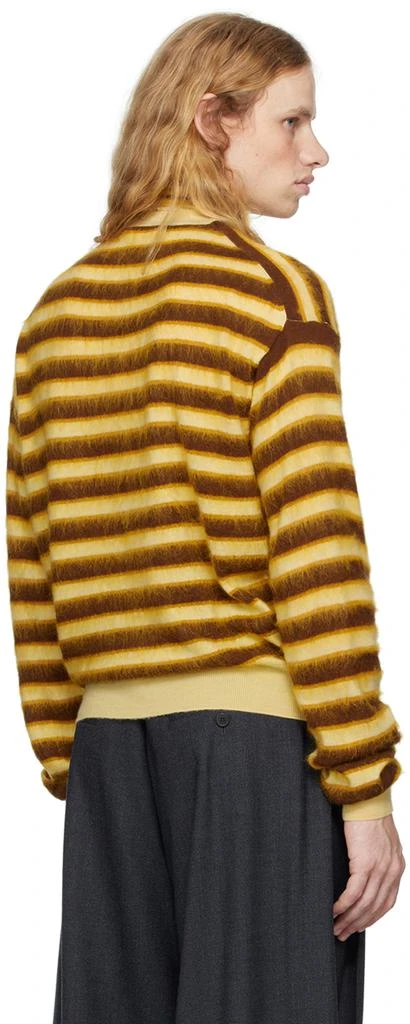 Marni Brown & Yellow Striped Sweater 3