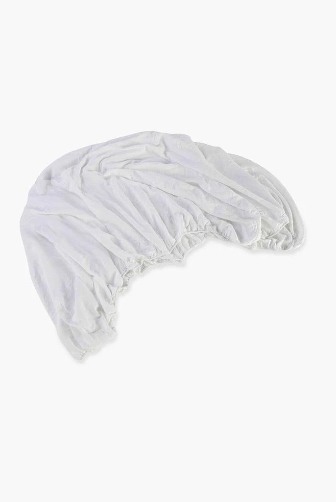 Christy Organic retreat relaxed feel 100% organic cotton double fitted sheet 1