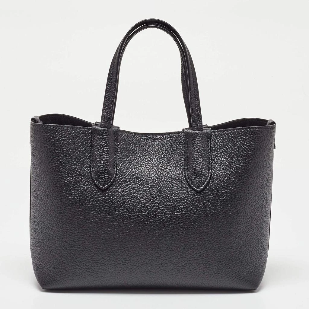 Alexander McQueen Alexander McQueen Black Leather Mini Shopper Tote 4