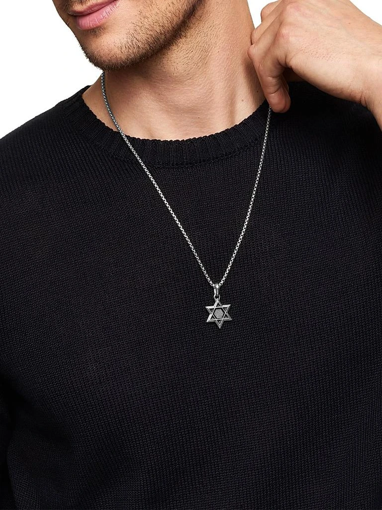 David Yurman Star of David Amulet in Sterling Silver, 34.7mm 2