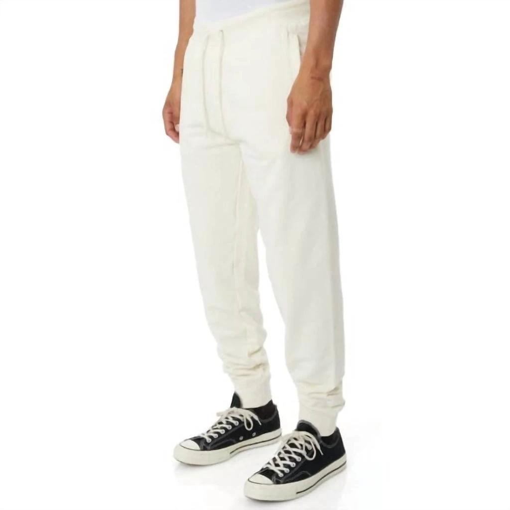 Kappa Men's Authentic Maggotty Sweatpants In Cream/blue-Black/pink 2