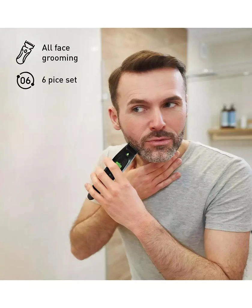 PURSONIC Men s Refresh 
Groom Kit: Cedarwood, Tea Tree 
Eucalyptus Wipes + Rechargeable Beard 
Body Trimmer 2