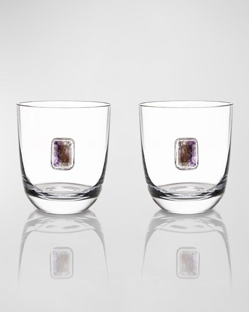 ANNA New York Elevo Double Old-Fashioned Glasses, Set of 2