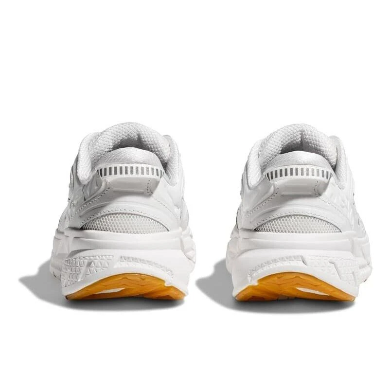Hoka One One One One Clifton L 1160050-WWH Sneakers Unisex White Running Shoes TF5907 (White,13) 4