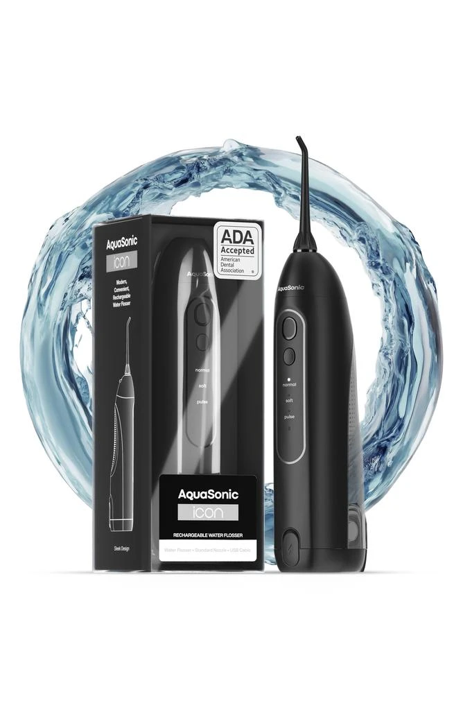 AquaSonic Icon Onyx Flosser 2