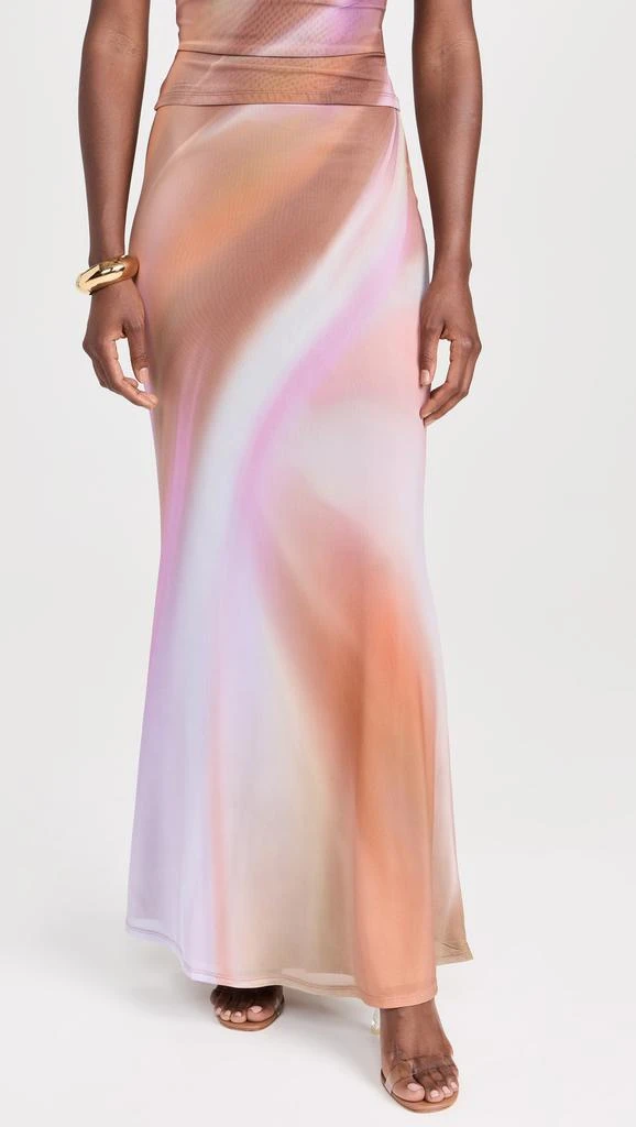 AFRM Tegan High Waist Maxi Skirt 1