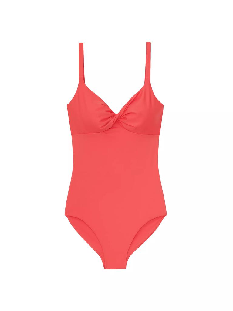 Lafayette 148 New York Tie-Back One-Piece Swimsuit