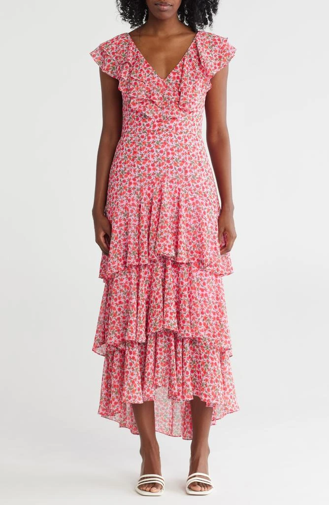 Floral Ruffle Tiered Dress – On Sale Now with Up to 83% Off