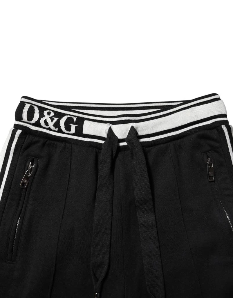 Dolce 
Gabbana Cotton Jogger Logo Waist Women
s Pants 3