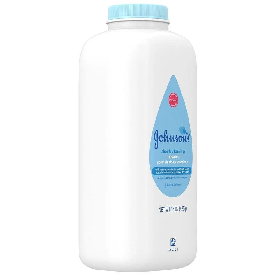 Johnson's Baby Powder, Naturally Derived Cornstarch With Aloe & Vitamin E Soothing Aloe & Vitamin E 3
