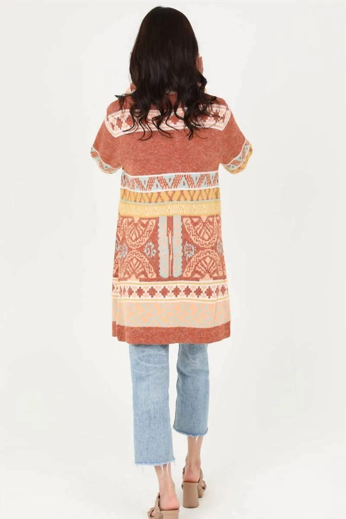 Angie Angie - Cozy Aztec Cardigan Sweater 3