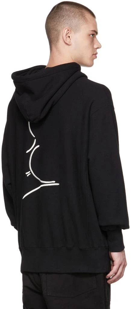 UNDERCOVER Black Embroidered Hoodie 3