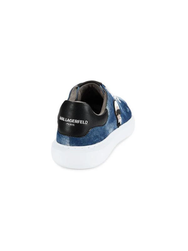 Karl Lagerfeld Paris Faded Denim Sneakers 3