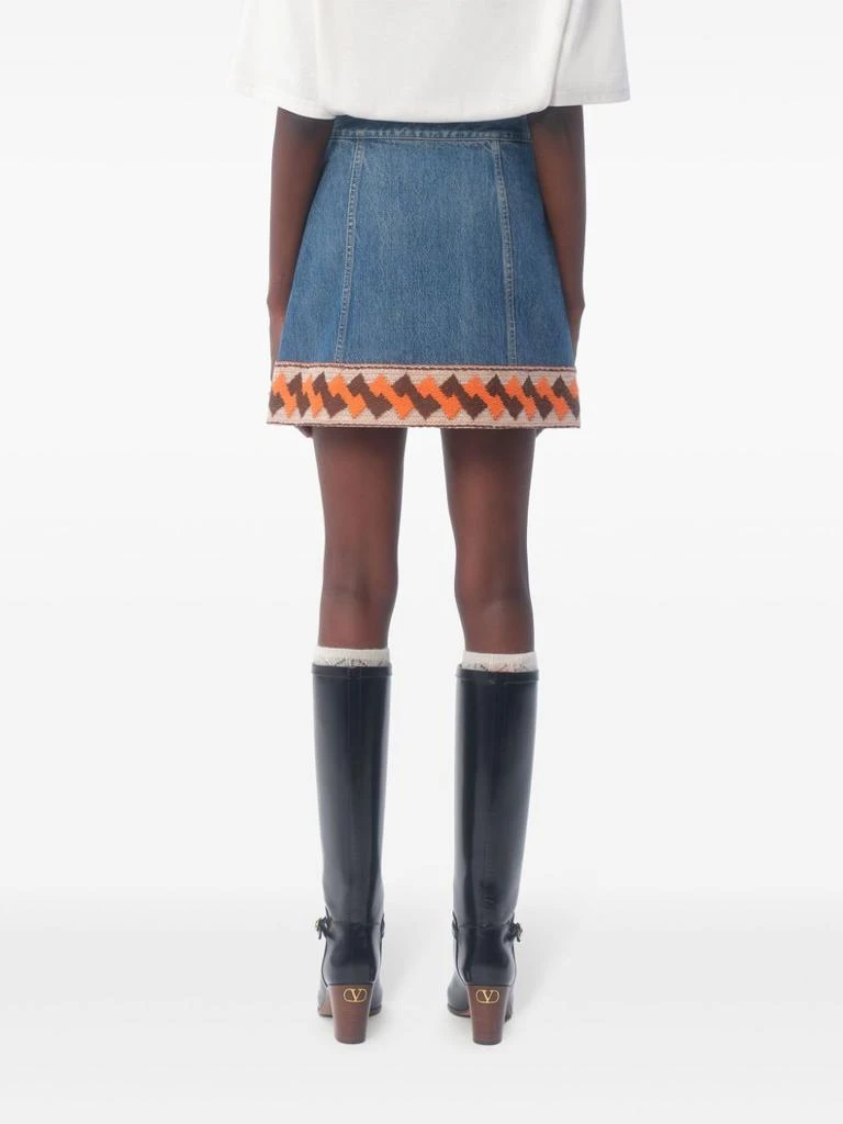 Valentino DENIM MINI SKIRT 5