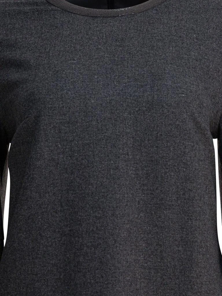 Brunello Cucinelli Brunello Cucinelli Long Sleeve Crewneck Dress 3