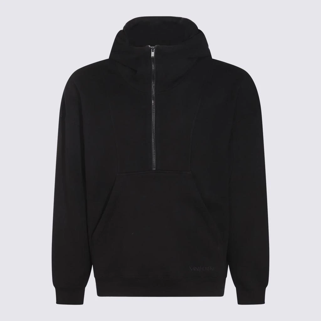 Yves Saint Laurent Saint Laurent Black Cotton Sweatshirt 1