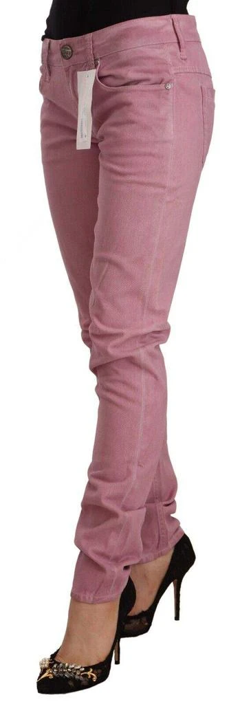 Acht Acht Pink Cotton Slim Fit Women Denim Skinny Jeans 2