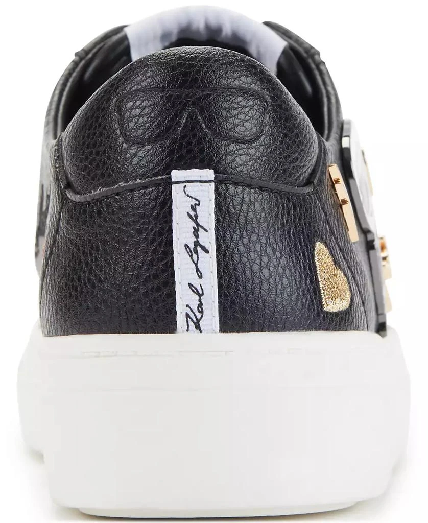Karl Lagerfeld Paris Cate Pins Lace-Up Platform Sneakers 3