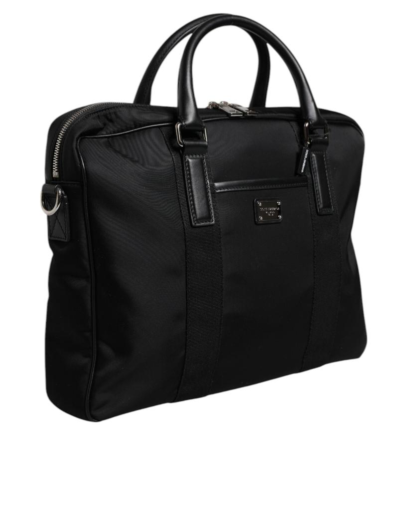 Dolce & Gabbana Leather Document Briefcase Top Handle Men's Bag