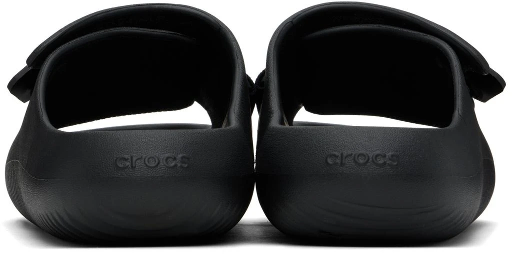 Crocs Black Mellow Luxe Recovery Slides 2