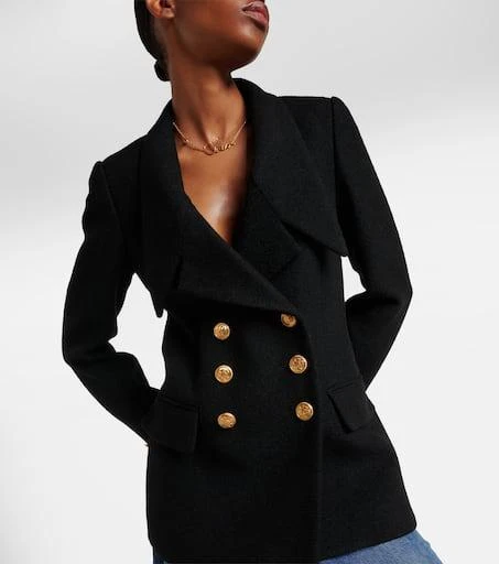 Chloé Double-breasted wool-blend blazer 5