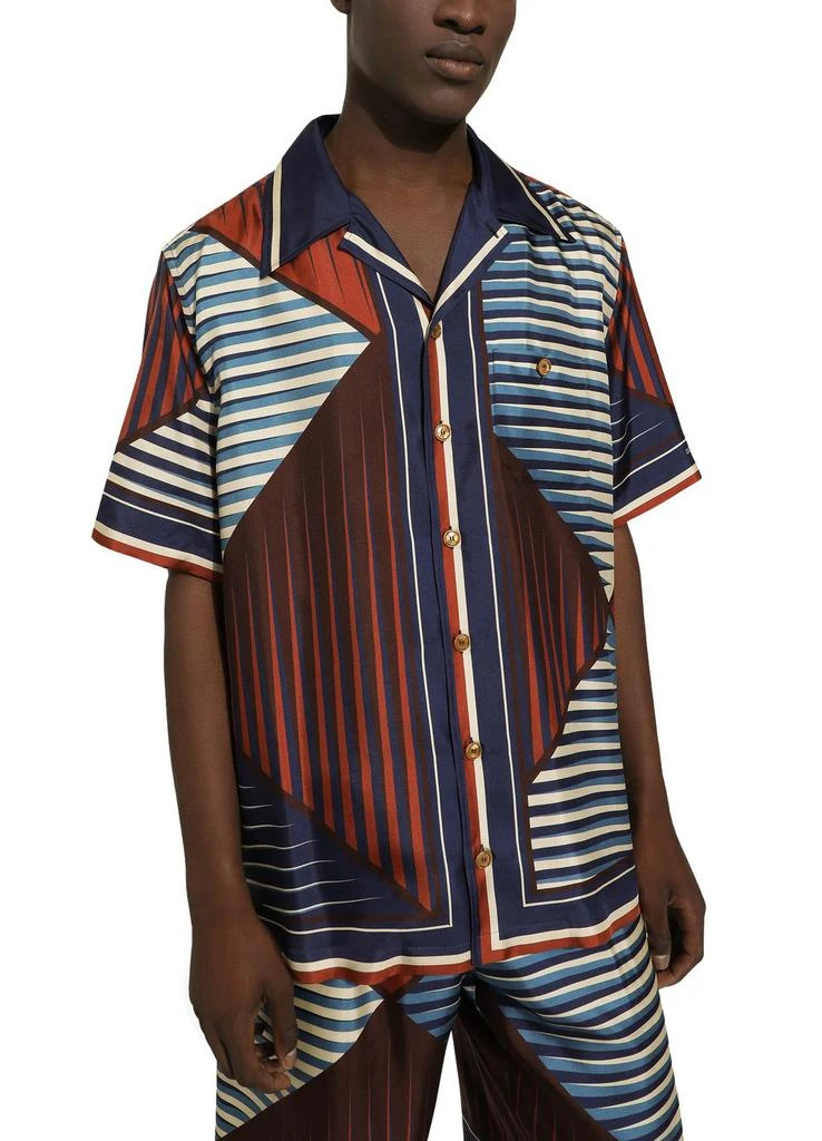 Dolce & Gabbana Printed silk Hawaiian shirt 3