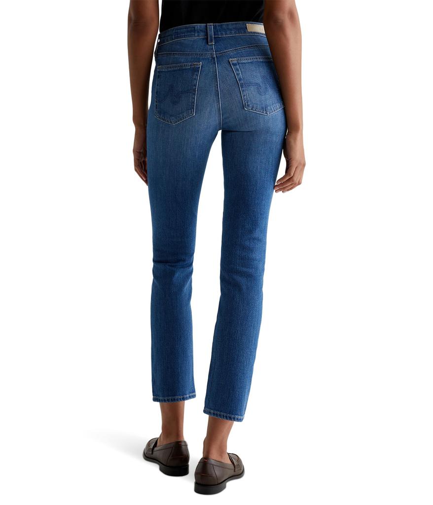 AG Jeans Mari Mid Rise Slim Straight Jeans in Runway