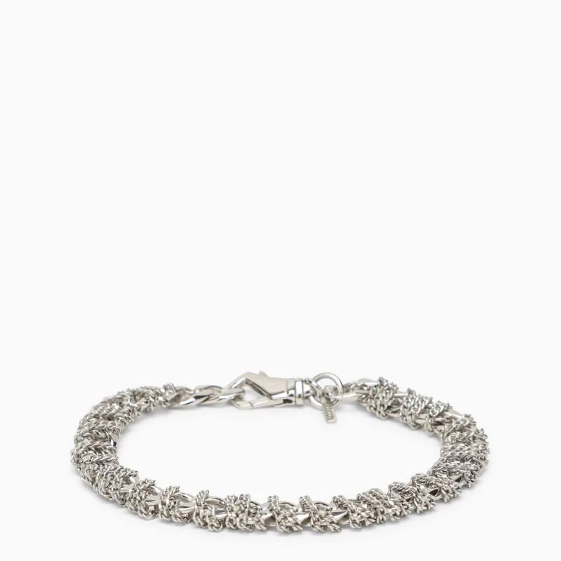 Emanuele Bicocchi Silver 925 intricate chain bracelet 1