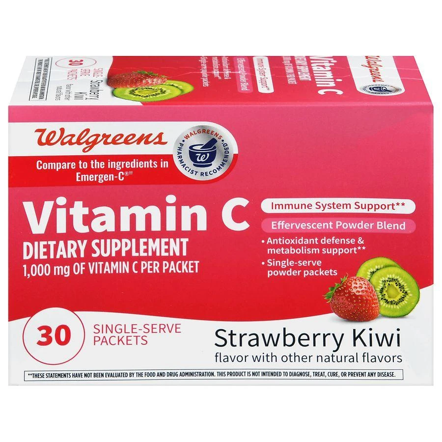 Walgreens Vitamin C 1,000 mg Single-Serve Packets 1