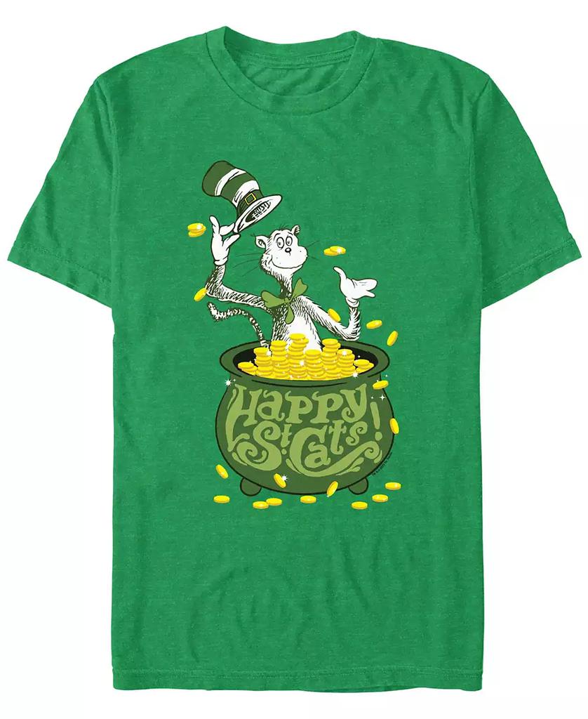 Dr. Seuss Men's Happy St Cats Short Sleeve T-Shirt