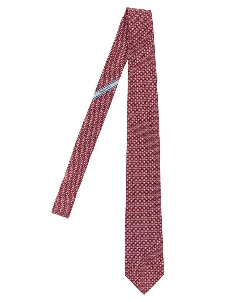Salvatore Ferragamo Salvatore Ferragamo 'Gancini' Print Tie 1