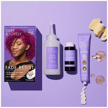 SoftSheen-Carson Dark and Lovely SoftSheen-Carson Dark and Lovely Fade Resist Conditioning Hair Color Poppin Pink 9