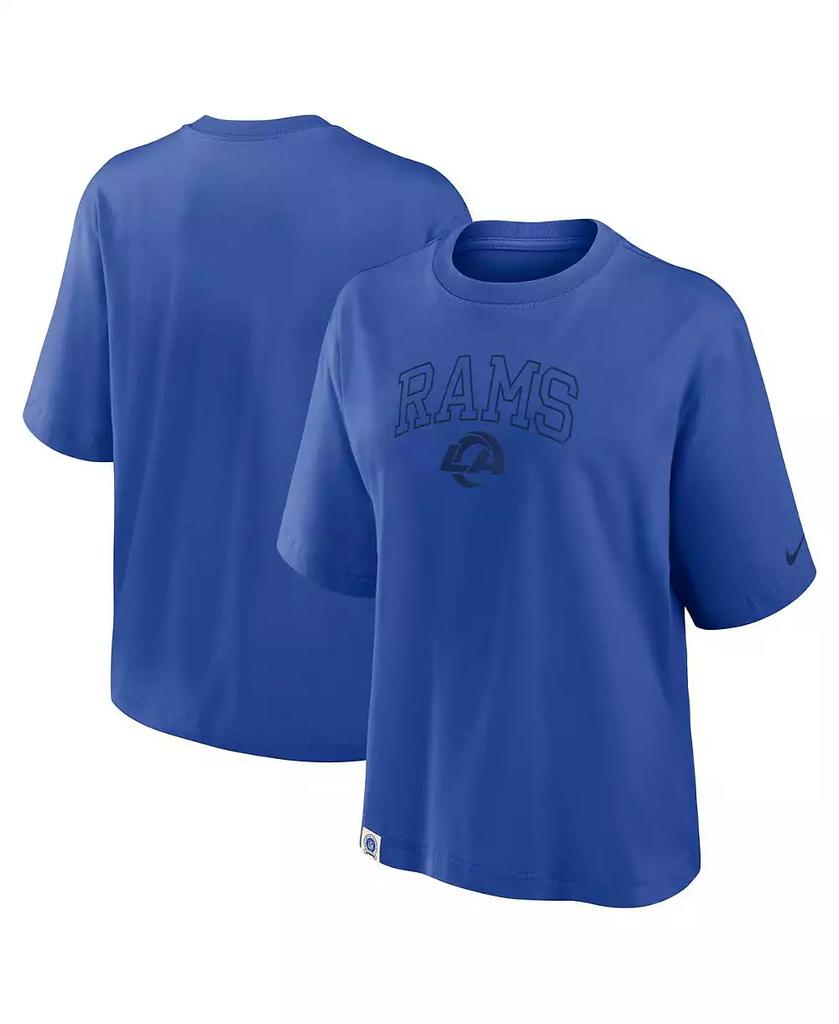 NIKE Women's Heather Charcoal Los Angeles Angels Authentic