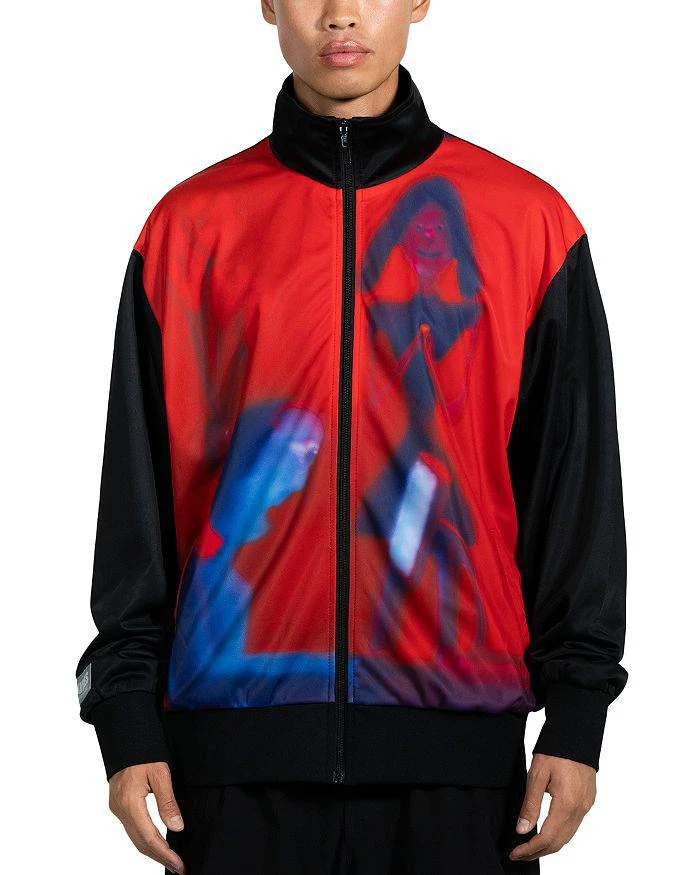 Pleasures Screen Print Track Jacket 1