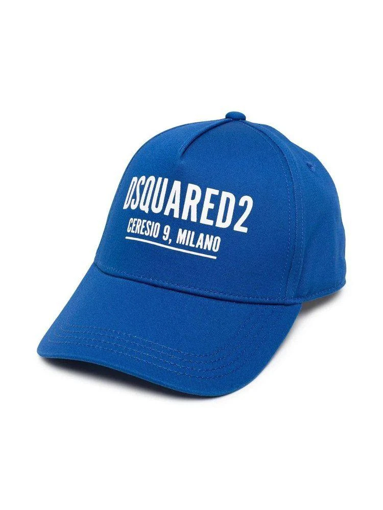 DSQUARED2 Dsquared2 Kids Logo Printed Curved Peak Baseball Cap