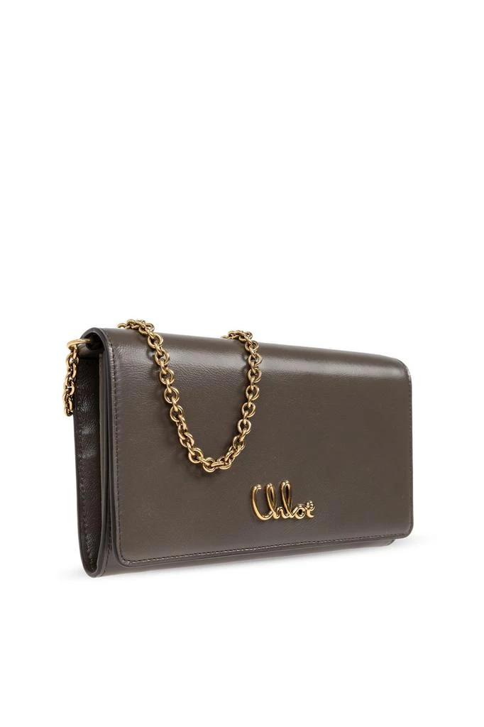 Chloé Chloé Iconic Flap Wallet On Chain 3
