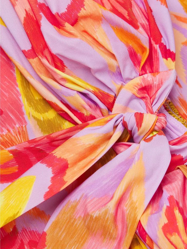 Farm Rio Painted Fishes Knotted One-Piece Swimsuit 6