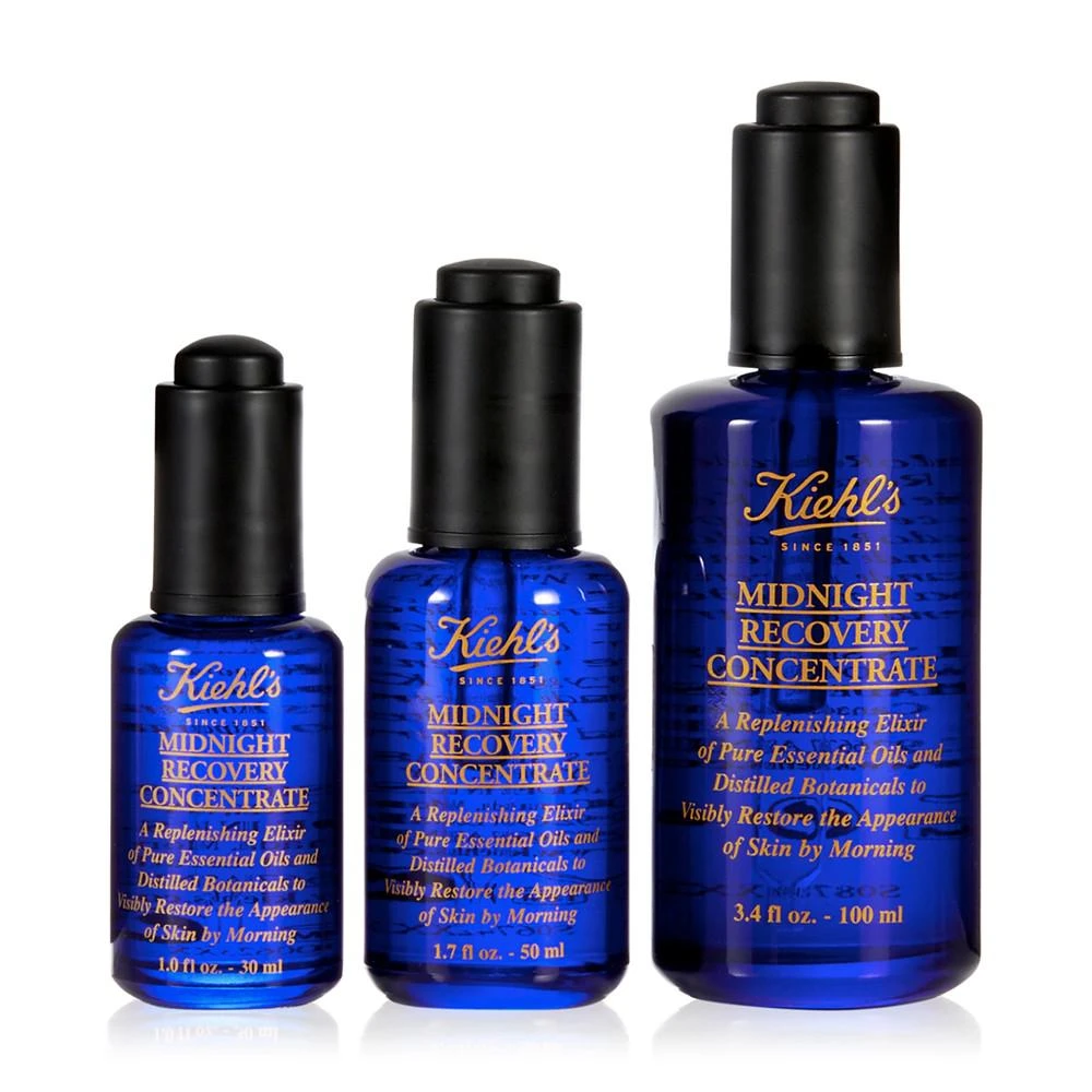 Kiehl's Since 1851 Midnight Recovery Concentrate Moisturizing Face Oil, 3.4-oz. 10