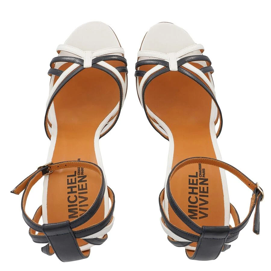 MICHEL VIVIEN Michel Vivien Ladies Navy Blue Phocea High Heel Sandals, Brand Size 41 (US Size 11) 3