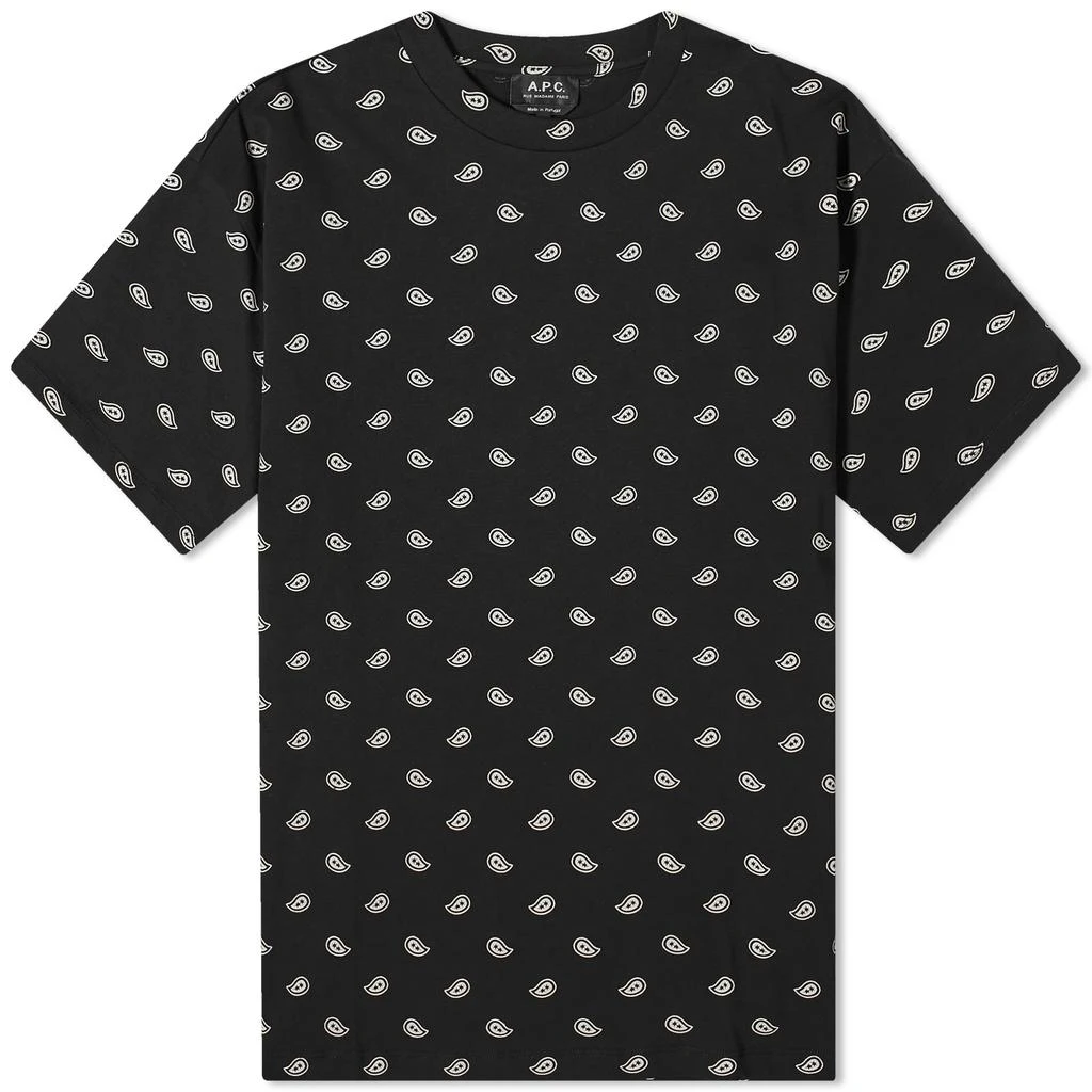 A.P.C. A.P.C. Julio Paisley T-Shirt 1